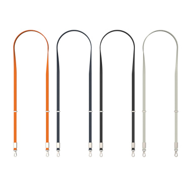 Logo trade mainoslahjat ja liikelahjat kuva: Nivo RCS-kierrätetty PET crossbody-kaulanauha