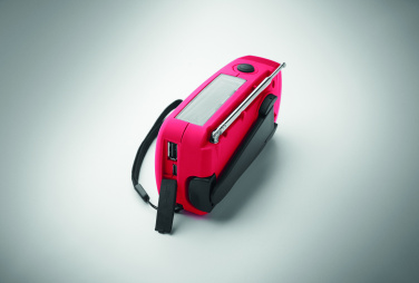 Logotrade mainoslahja tuotekuva: Radio SOS LED-taskulampulla