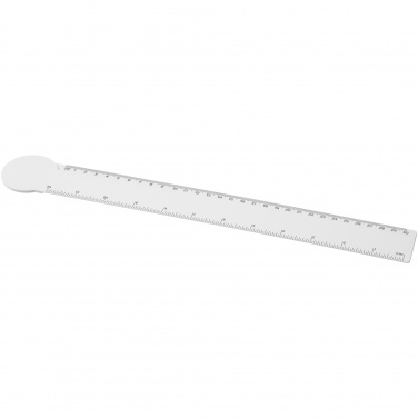 Logotrade dovana nuotrauka: Tait 30 cm apskritimo formos perdirbto plastiko liniuotė