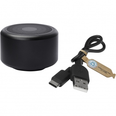 Logotrade biznesa dāvanas foto: Rise 3 W RCS pārstrādāta alumīnija Bluetooth® mini skaļrunis 