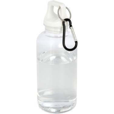 Logotrade Ideja dāvanas foto: Oregon 400 ml RCS sertificēta pārstrādāta plastmasas ūdens pudele ar karabīni