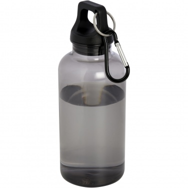 Logotrade korporatīvās dāvanas foto: Oregon 400 ml RCS sertificēta pārstrādāta plastmasas ūdens pudele ar karabīni