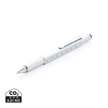 Logotrade korporatīvās dāvanas foto: 5-in-1 alumīnija instrumentu pildspalva