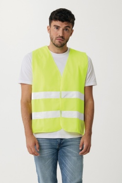 Logotrade dāvanas foto: GRS pārstrādāta PET augstas redzamības drošības veste