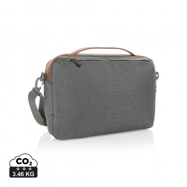 Logotrade dāvanas foto: Impact AWARE™ 300D divu toņu luksusa 15,6 collu klēpjdatora soma