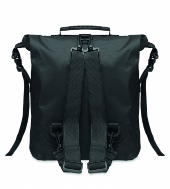 Logotrade Ideja dāvanas foto: RPET ūdensnecaurlaidīga rolltop soma