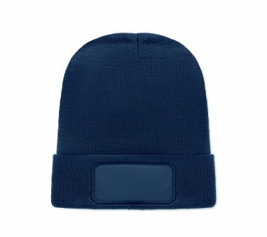 Logotrade logo dāvanas foto: Unisex beanie RPET poliestera