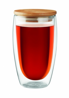 Logotrade korporatīvās dāvanas foto: Divsienu stikls 450 ml Frankfurt