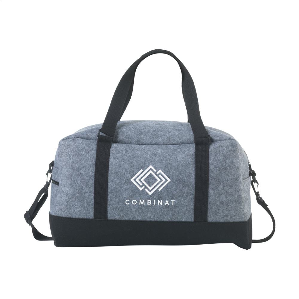 Logotrade korporatīvās dāvanas foto: Feltro GRS RPET Weekend Bag ceļojumu soma