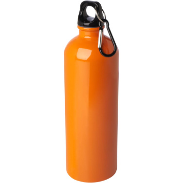 Logotrade korporatīvās dāvanas foto: Oregon 750 ml RCS sertificēta vienas sienas nerūsējošā tērauda ūdens pudele ar karabīni