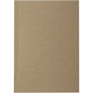 Logotrade dāvanas foto: Novella Austen A6 pārstrādāta mīksto vāku kraft piezīmju grāmatiņa - 100 loksnes