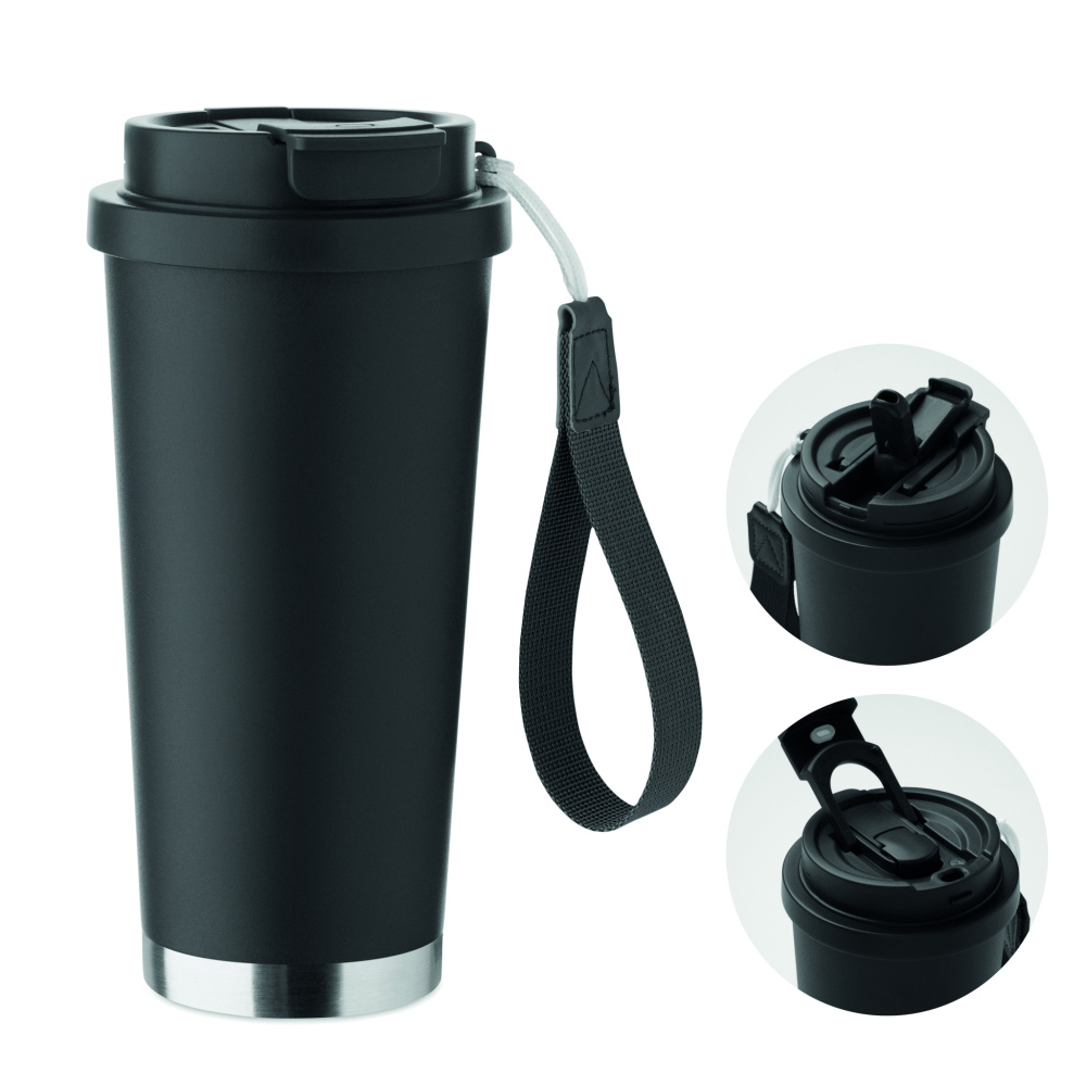 Logotrade dāvanas foto: Divsienu glāze 500ml