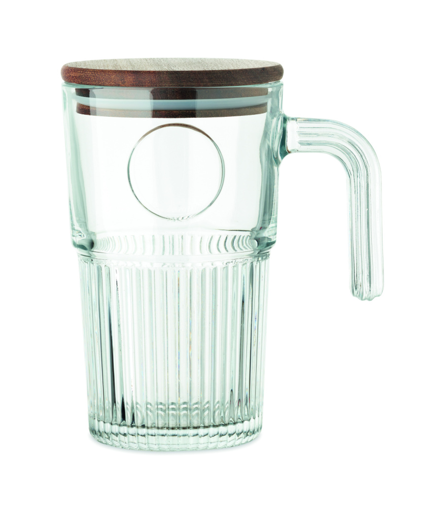 Logotrade korporatīvās dāvanas foto: Stikla krūze 450ml