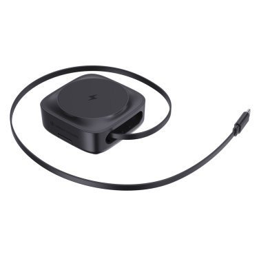 Logotrade biznesa dāvanas foto: Urban Vitamin Goleta 2-in-1 15W magnētiskais bezvadu lādētājs