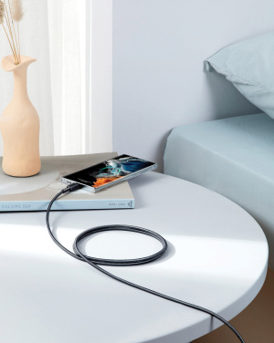 Logotrade korporatīvās dāvanas foto: Anker USB-C uz USB-C kabelis 1,8 metri 60 W