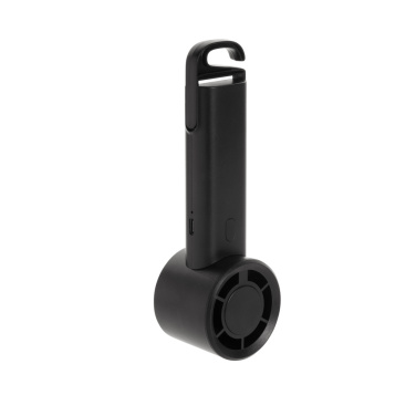 Logotrade biznesa dāvanas foto: Pārnēsājams ventilators no pārstrādātas plastmasas, kas ir atkārtoti uzlādējams Twist RCS