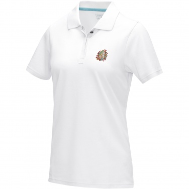 Лого трейд бизнес-подарки фото: Graphite short sleeve women’s organic polo