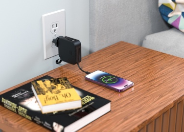 Лого трейд бизнес-подарки фото: Универсальное зарядное устройство Urban Vitamin Saratoga 5 в 1