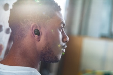 Логотрейд pекламные продукты картинка: Наушники-вкладыши Urban Vitamin Palm Springs RCS rplastic ENC