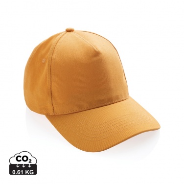 Логотрейд pекламные cувениры картинка: Кепка Impact 5panel 280gr из переработанного хлопка с трассером AWARE™