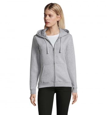 Лого трейд pекламные подарки фото: SPIKE WOMEN ZIP HOOD SWEAT