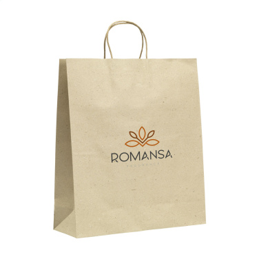Лого трейд pекламные подарки фото: Leaf It Bag из переработанной бумаги (120 г/м²) XL