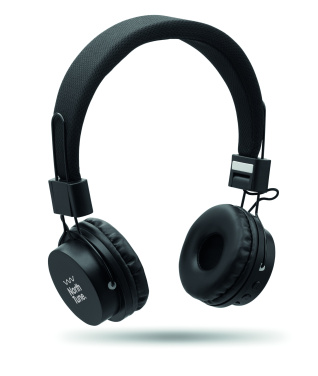 Логотрейд pекламные cувениры картинка: ABS wireless foldable headphone