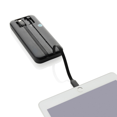 Лого трейд pекламные cувениры фото: Turbopack RCS rplastic powerbank 10.000 интегрированных кабелей