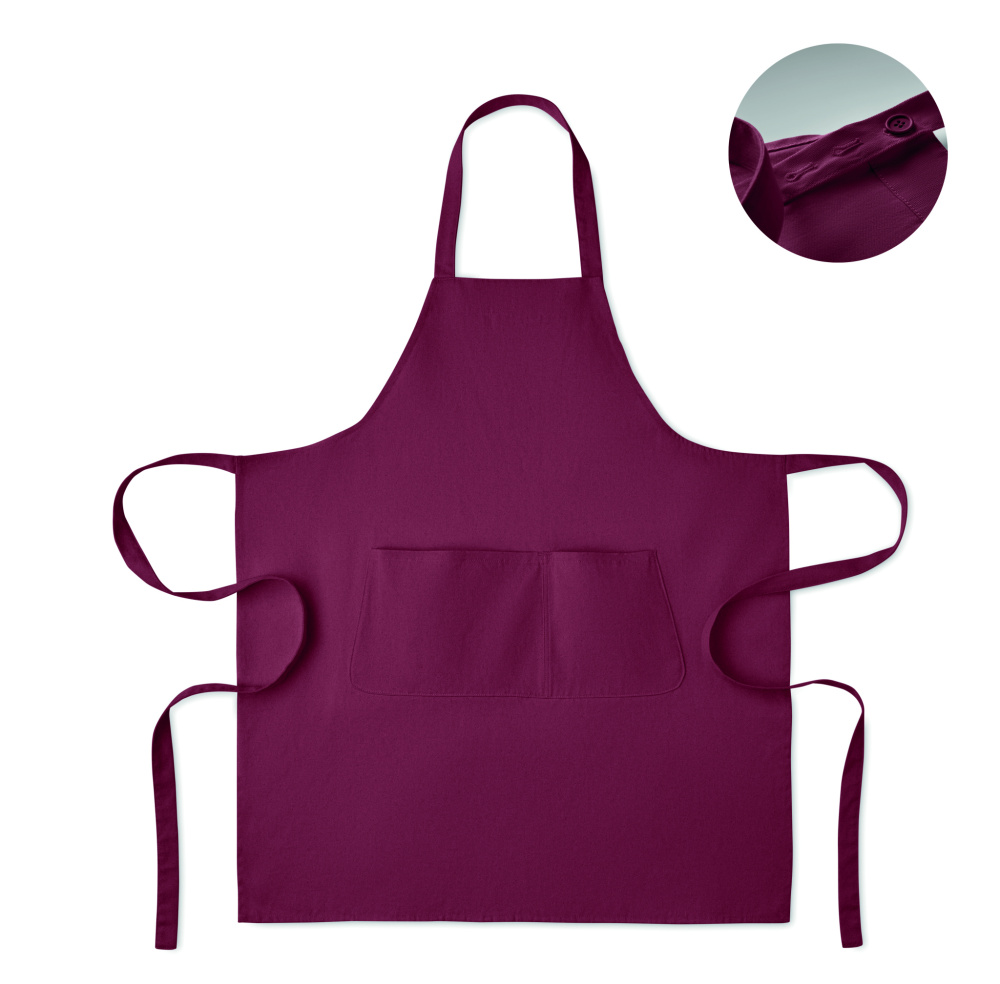 Логотрейд pекламные подарки картинка: Organic cotton apron 240 gr/m²