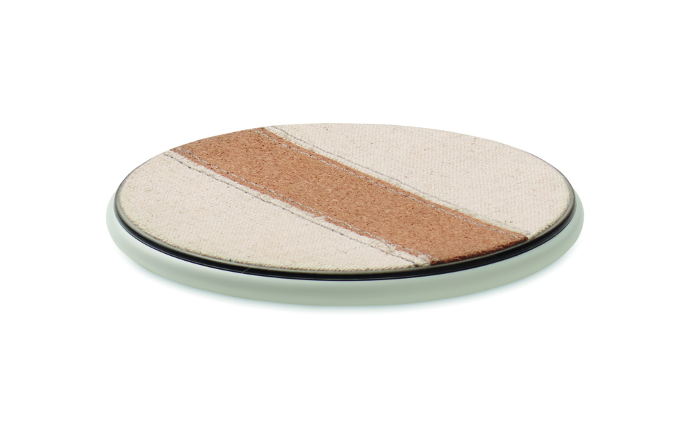 Логотрейд pекламные подарки картинка: Cork wireless charger 15W