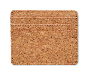 Логотрейд pекламные продукты картинка: Cork cardholder with RFID