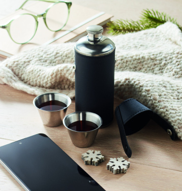Логотрейд бизнес-подарки картинка: Hip flask with shot cups