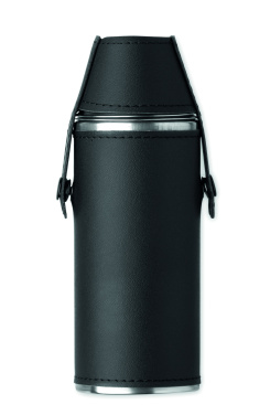 Логотрейд pекламные подарки картинка: Hip flask with shot cups