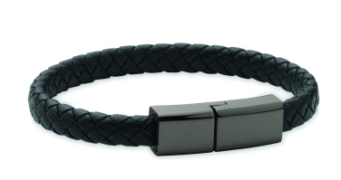 Лого трейд pекламные подарки фото: Braided bracelet cable type-C