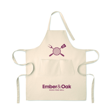 Логотрейд pекламные cувениры картинка: Organic cotton apron 240 gr/m²