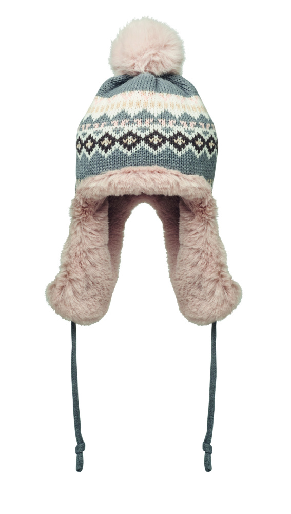 Лого трейд pекламные продукты фото: Knitted beanie with ear flap