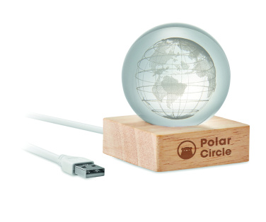 Логотрейд бизнес-подарки картинка: LED globe glass ball