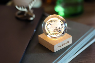 Лого трейд pекламные cувениры фото: LED globe glass ball