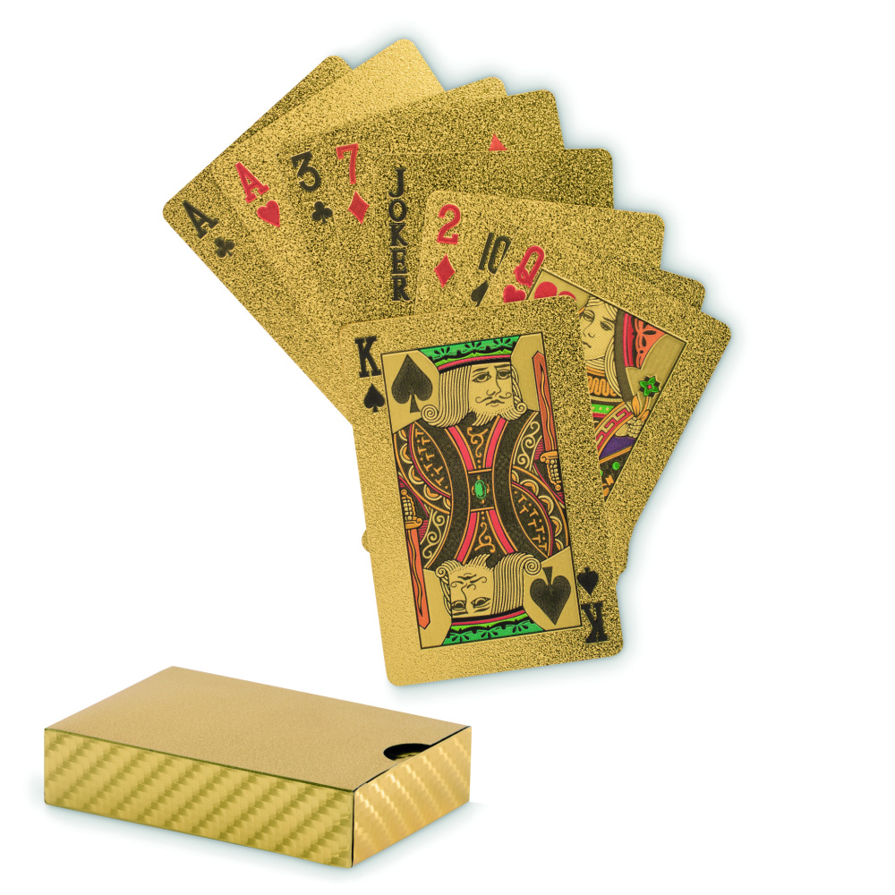 Логотрейд pекламные подарки картинка: Waterproof playing cards