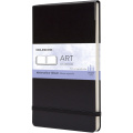 Большой художественный альбом для акварели Moleskine, Сплошной черный