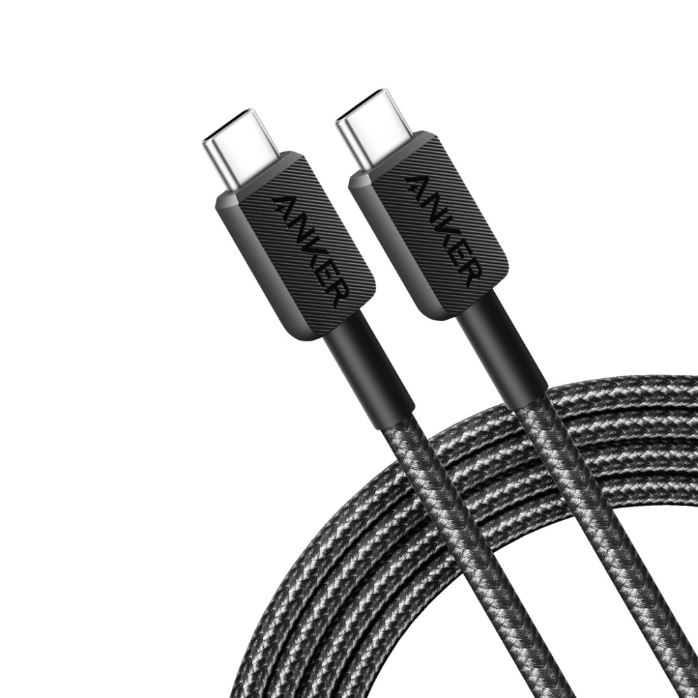 Логотрейд pекламные подарки картинка: Кабель Anker USB-C — USB-C 1,8 метра, 60 Вт