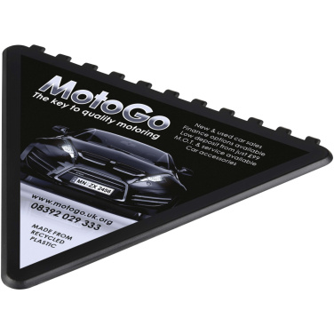 Логотрейд бизнес-подарки картинка: Frosty triangular recycled plastic ice scraper