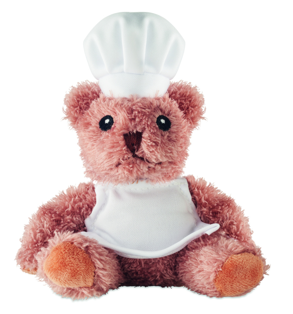 Лого трейд pекламные подарки фото: Teddy bear plush chef