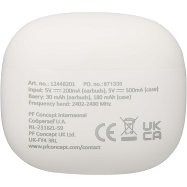 Лого трейд pекламные подарки фото: Alterf гарнитура True Wireless Bluetooth® из переработанной пластмассы с силиконовыми амбушюрами