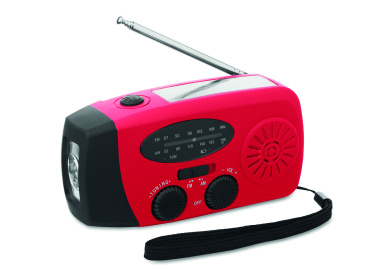 Логотрейд pекламные подарки картинка: Portable radio SOS with LED torch