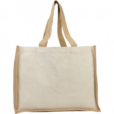 Logotrade presentreklam bild: Varai 320 g/m² shoppingväska av kanvas och jute 23L