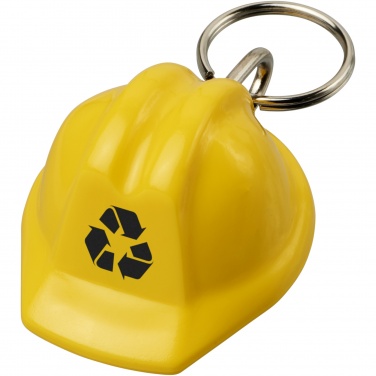 Logotrade reklamprodukter bild: Kolt hjälmformad nyckelring av återvunnet material