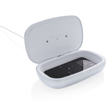 Logotrade profilreklam bild: Rena UV-C steriliseringsbox med 5W trådlös laddare