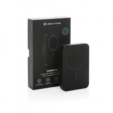 Logotrade reklamprodukter bild: Urban Vitamin Compton RCS plast/aluminium 10000mAh powerbank