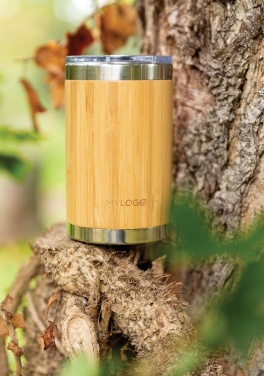 Logotrade presentreklam bild: Bambu coffee to go mugg